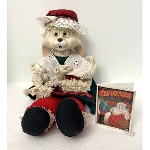 House of Lloyd Christmas Around the World Granny Flo Bunny Rabbit Shelf Sitter